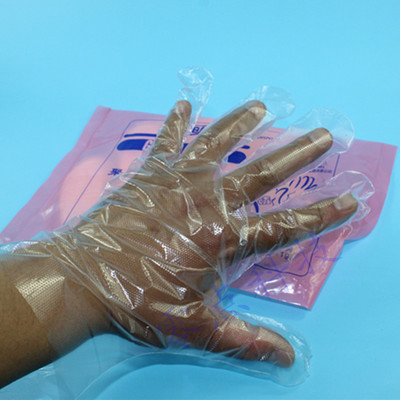 光明pe手套一次性pe手套加厚实验室专用聚乙烯薄膜防滑